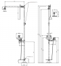  Combinatiedouche vrijstaand ET680